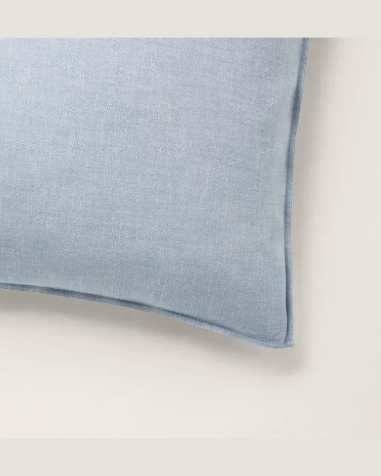 Dekokissenbezug Workshirt Chambray Blue