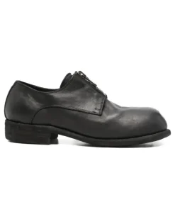 Derby-Schuhe mit Reißverschluss - Schwarz