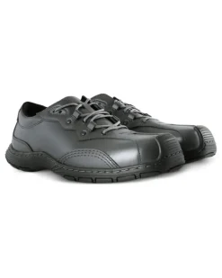 Derby-Schuhe mit Ziernähten - Grau