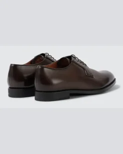 Derby-Schuhe New Classic aus Leder Braun
