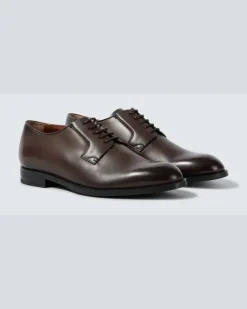 Derby-Schuhe New Classic aus Leder Braun