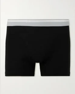 Desoli Solid Merino™ Boxer Briefs Black