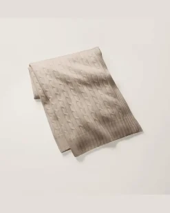 Die klassische Tagesdecke aus Kaschmir White