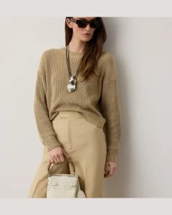 Die kleine Beuteltasche Ralph Lauren Cream
