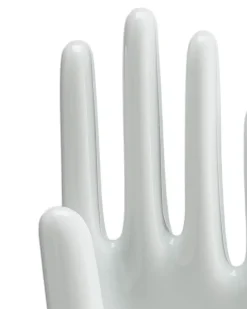 Di Gio Manu' Skulptur, 29cm - Weiß