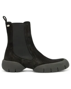 D-Mathieu - Stiefel aus Wildleder mit Gummisohle - Stiefel - Herren - Schwarz