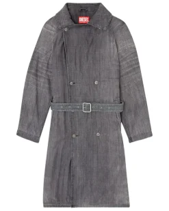 D-Matthew Trenchcoat - Grau