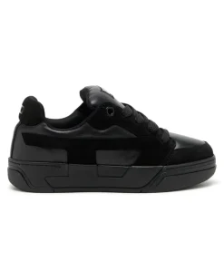 D-Ollie-Monochrome Sneaker aus Wildleder und Leder - Sneakers - Herren - Schwarz