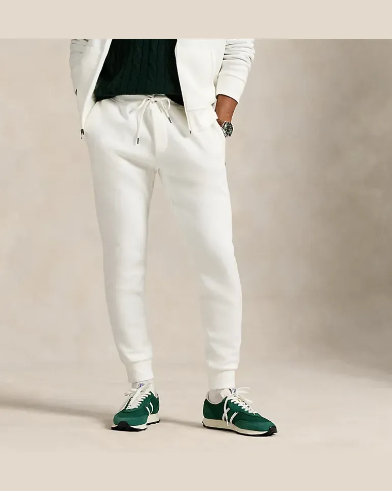 Doppellagige Jogginghose White