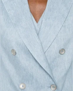 Doppelreihiger Anzug - Blau
