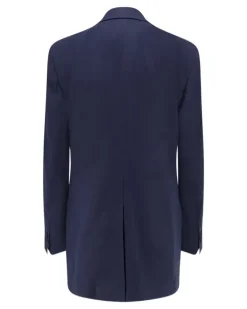 Doppelreihiger Rocchetta Anzug - Blau