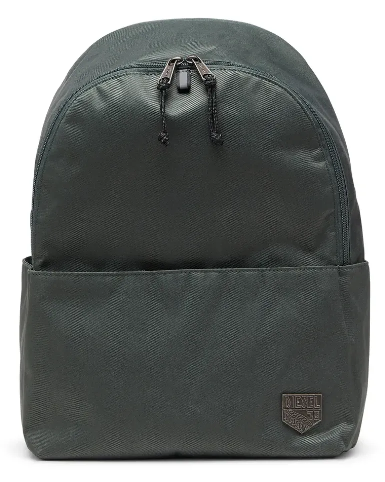 D-Pack - Nylon-Rucksack mit Emblem-Logo - Rucksäcke - Unisex - Grün