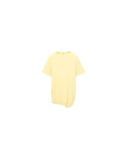 Drapiertes Top aus Viskose Yellow