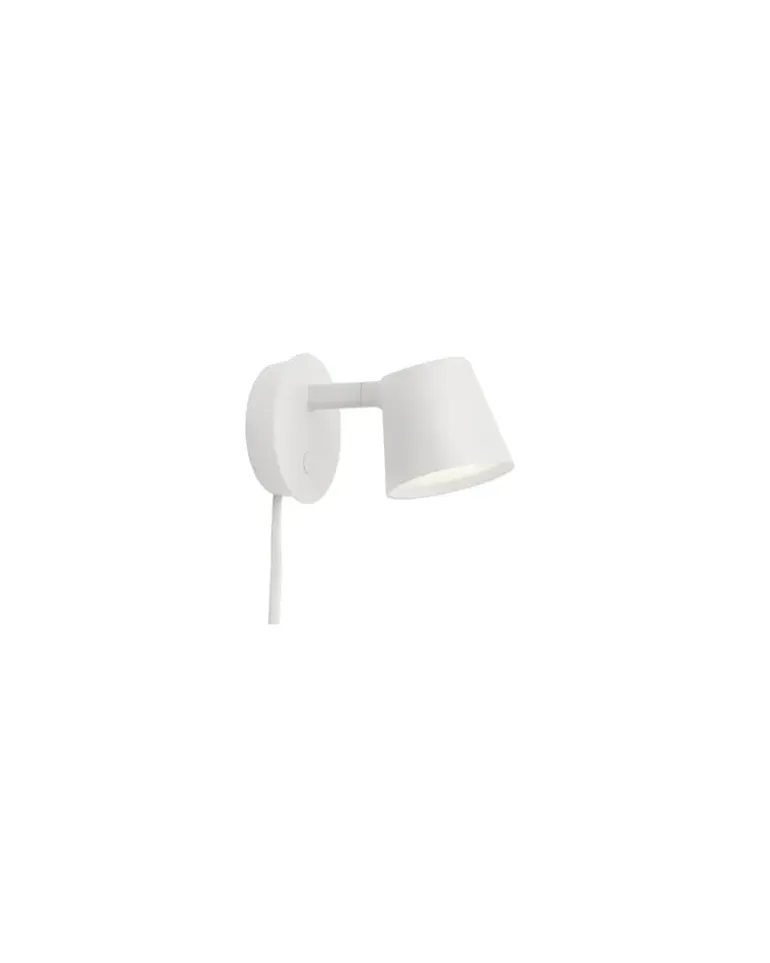 Drehbare Wandleuchte Tip - Weiß - Aluminium - Designer Jens Fager