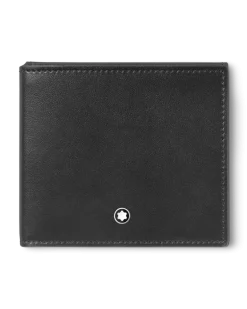 Dreifach gefaltete Brieftasche Schmal 4 cc aus Soft Leder - Schwarz - Leder - MB198145 - Brieftaschen