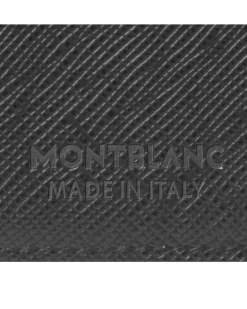 Dreifach gefaltete Brieftasche 6 cc Montblanc Envelope - Schwarz - Leder - MB198225 - Brieftaschen