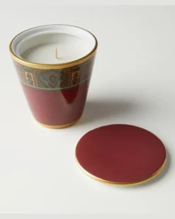 Duftkerze aus Porzellan Rot