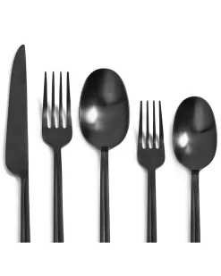 Dune Besteck (5er-Set) - Schwarz