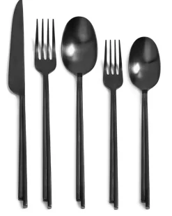 Dune Besteck (5er-Set) - Schwarz