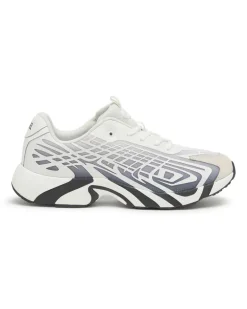 D-Vit-Sneaker aus gestreiftem Dégradé-Mesh - Sneakers - Herren - Weiss