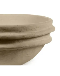 Earth Schale aus Pappmache - Nude