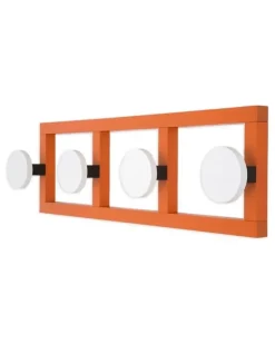 Eckige Haken - Orange