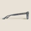 Eckige Sonnenbrille mit grauer Kunststofffassung - MB136912 - Sonnenbrillen