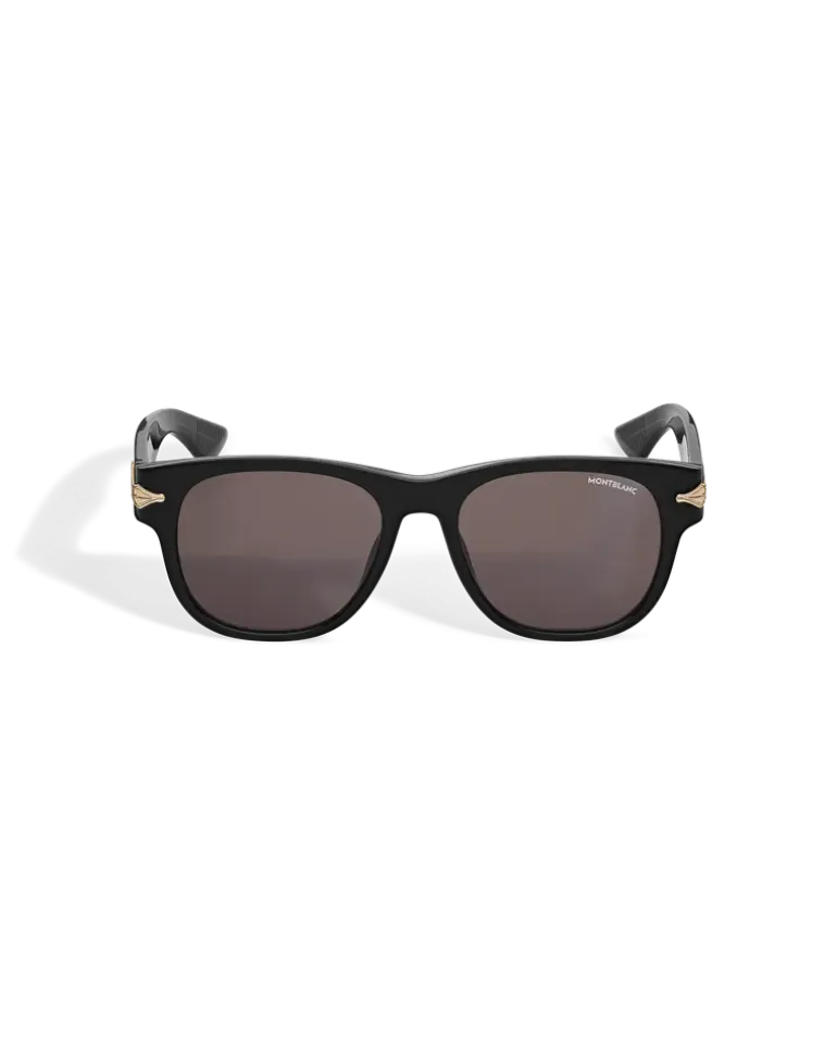 Eckige Sonnenbrille mit schwarzer Kunststofffassung - MB137185 - Sonnenbrillen