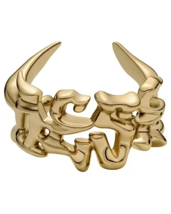 Edelstahl-Manschettenarmband - Armbänder - Unisex - Gold