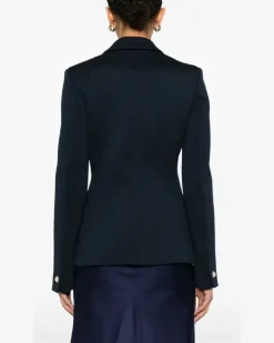 Einreihiger Anzug aus Monogramm-Jacquard - Blau