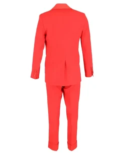 Einreihiger Anzug - Rot