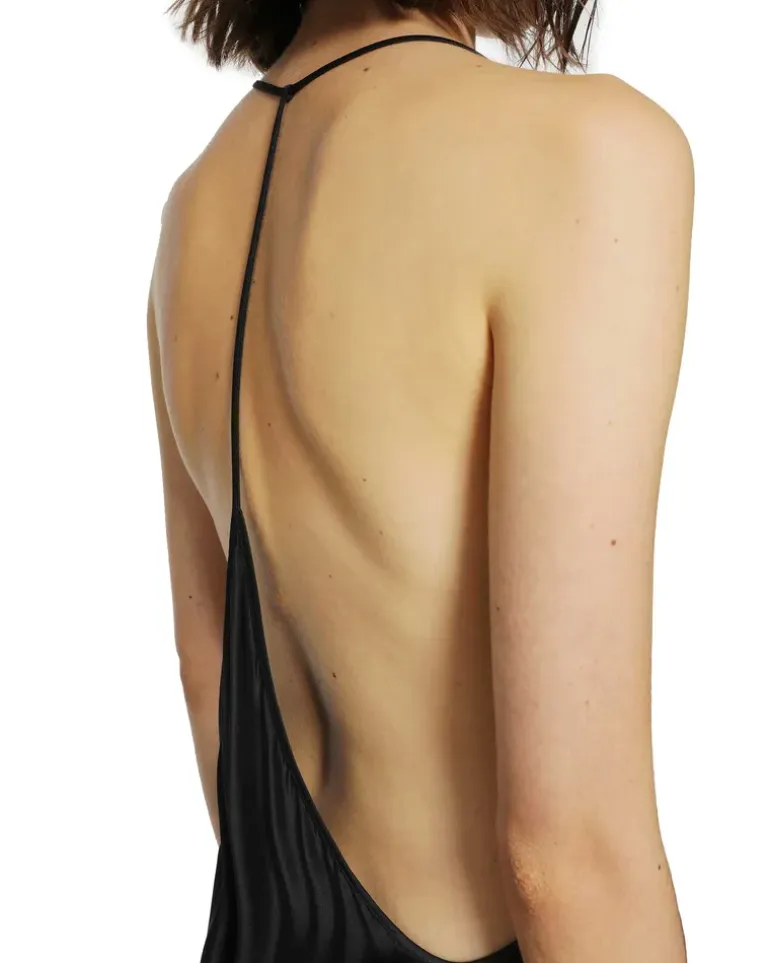 Eleonor X-Long Slip Dress Black