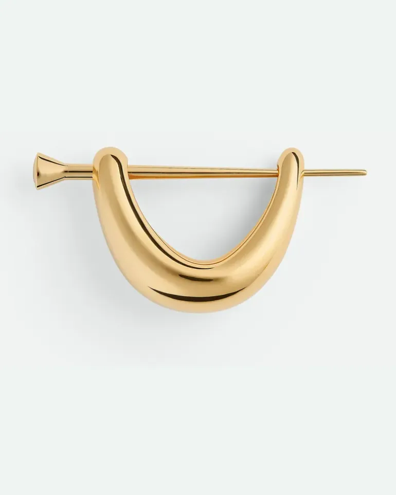Ellipse Haarspange-Gold - Damen
