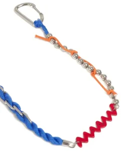 Emaille-Symbol Doppelhaken Charm - Blau