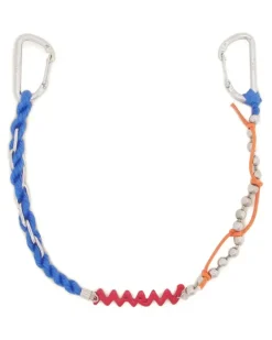 Emaille-Symbol Doppelhaken Charm - Blau