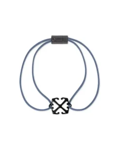 EMAILLIERTES GUMMI-ARMBAND Blau