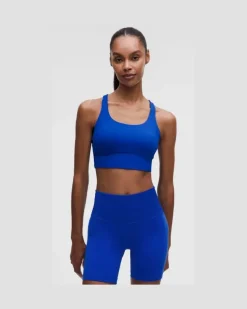 Energy Longline-BH mit mittlerem Halt für B–D-Cups Evolve für Frauen – Größe in Beach Ball Blue