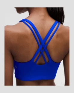 Energy Longline-BH mit mittlerem Halt für B–D-Cups Evolve für Frauen – Größe in Beach Ball Blue