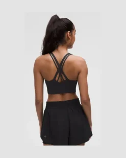 Energy Longline-BH mit mittlerem Halt für B–D-Cups Evolve für Frauen – Größe in Black