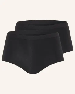 2er-Pack Taillenslips Go Sense schwarz