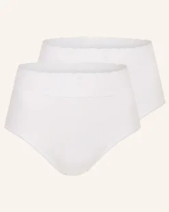 2er-Pack Taillenslips Iconics weiss