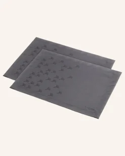 2er-Tischset Faded Cornflower grau Dunkelgrau