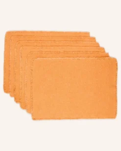 6er-Tischset Siya orange Neonorange