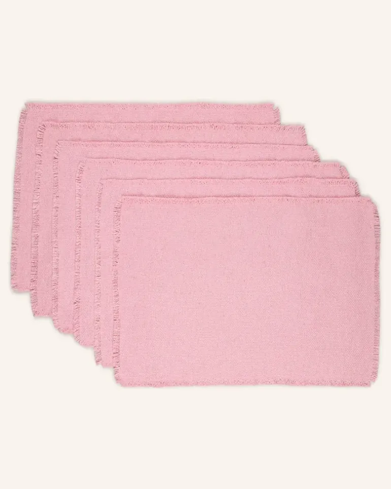 6er-Tischset Siya rosa Rosé