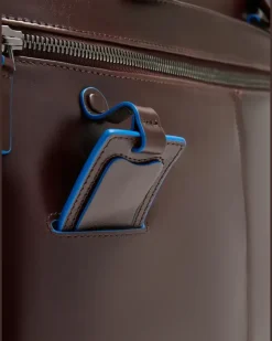 Erweiterbare Laptoptasche - Braun