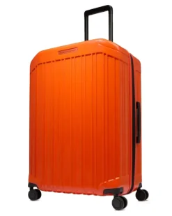 Erweiterbarer Rollkoffer - Orange