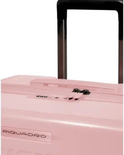 Erweiterbarer Rollkoffer - Rosa