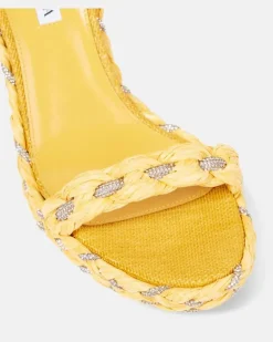 Espadrille-Wedges Costiera Crystal Gelb