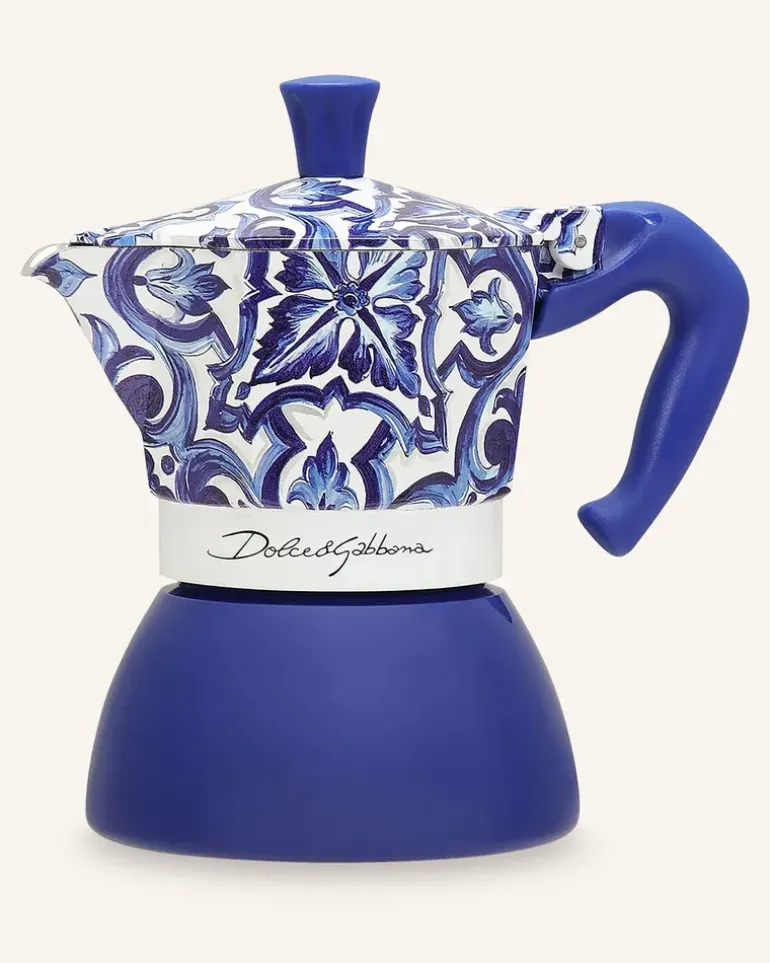 Espressokocher blau Dunkelblau