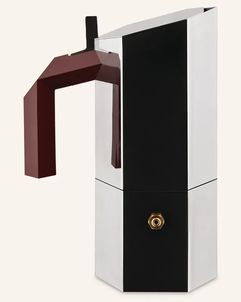 Espressokocher Menhir silber